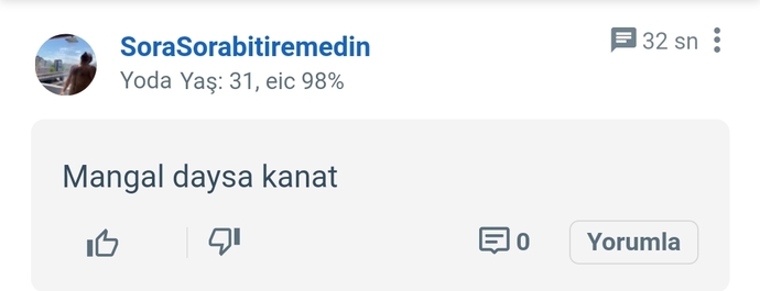Mangalda ne seversiniz?