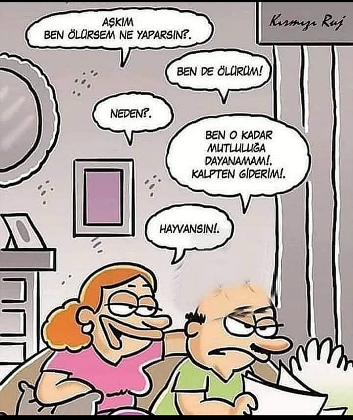 Sevgilinizi/eşinizi kaybetseniz üzülür müsünüz, yoksa sevinir misiniz?