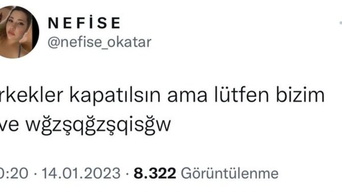 Erkekler kapatılsın mı🤔? Neden bu Cümle?