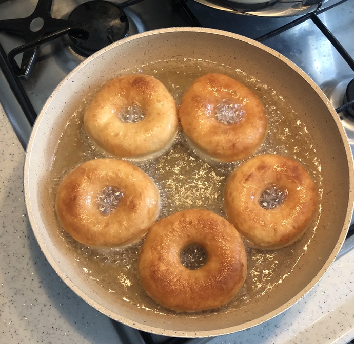 Donut yaptım nasıl olmuş?