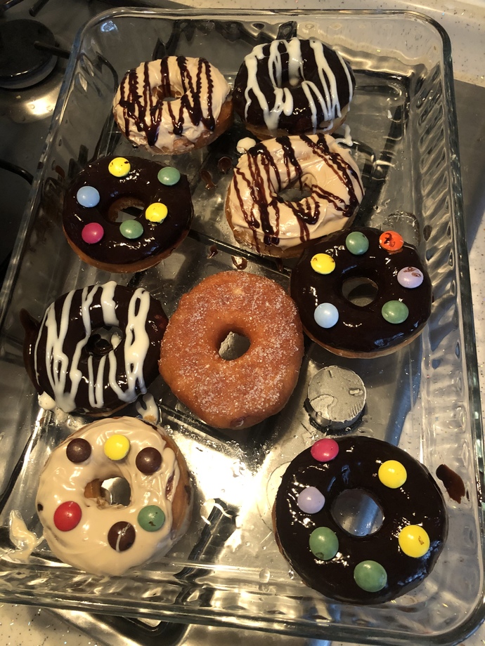 Donut yaptım nasıl olmuş?