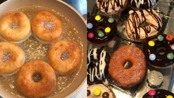 Donut yaptım nasıl olmuş?