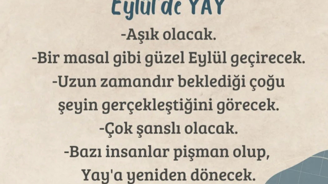 Seni Eylülde neler bekleyecek sence 😄?