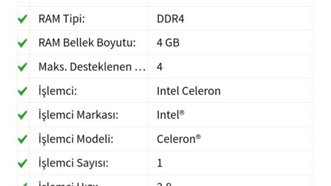 Laptop alcam. Bu özellikler nasıl sizce?