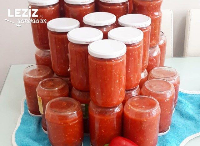 Domates konservesi yapmaya başladık mı?