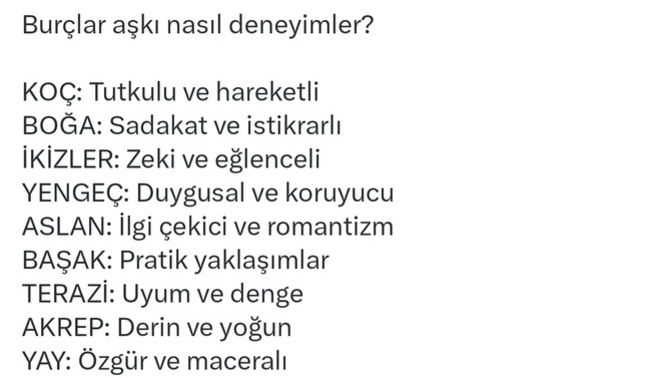 Burcunuza göre aşkı nasıl yaşarsınız?