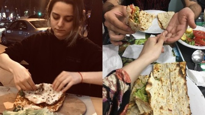 İlk buluşmada lahmacun yemek samimiyet midir?