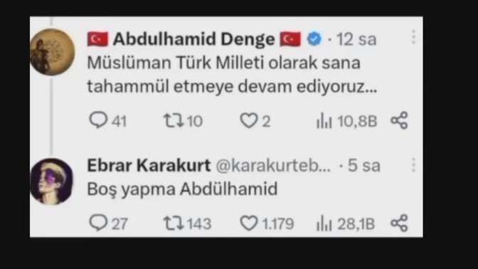 Ebrar Karakurt'un ' boş yapma Abdülhamid ' yorumu sizce de çok büyütülmedi mi?