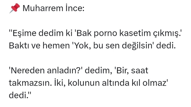 Muharrem İnce'den İlginç Kaset Açıklaması. Ne Düşünüyorsunuz?