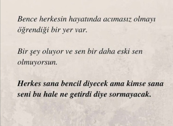 Siz acımasız olmayı nasıl öğrendiniz?