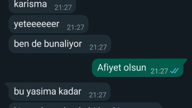 Bu mesajlara göre bu kız hasta olabilir mi?