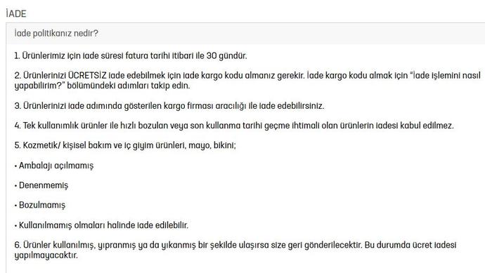 Aldığım bot ayağımı vurduğu için değişime verdim ama giyilmiş diye iade almadılar nereye şikayet edebilirim?