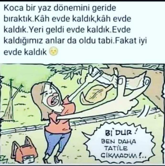 Bu sene evde iyi kaldınız mı ☺️?