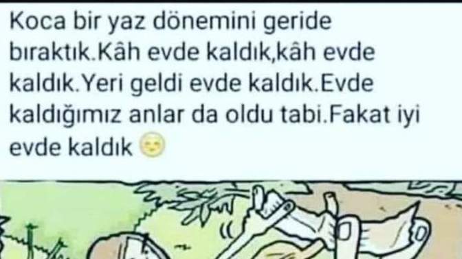 Bu sene evde iyi kaldınız mı ☺️?