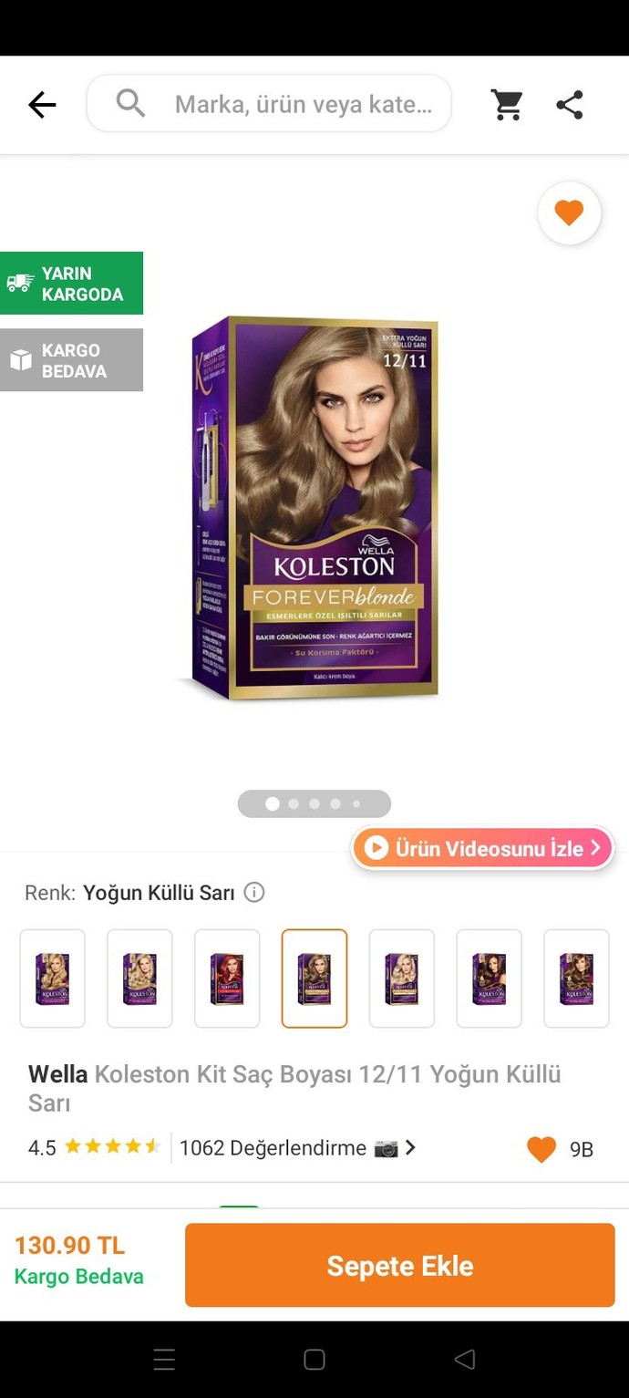 Küllü kumral saçı neden yeşil yapar?