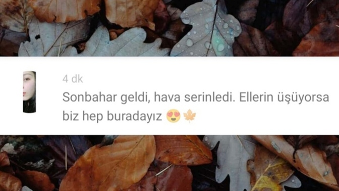 Üşüdüğünde ellerini ısıtacak bir sevgilin var mı?
