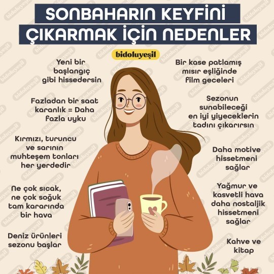 Sen sonbaharda en çok neyi seviyorsun?