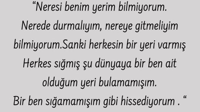 Herşeyinizle sığabildiniz mi Dünya'ya?