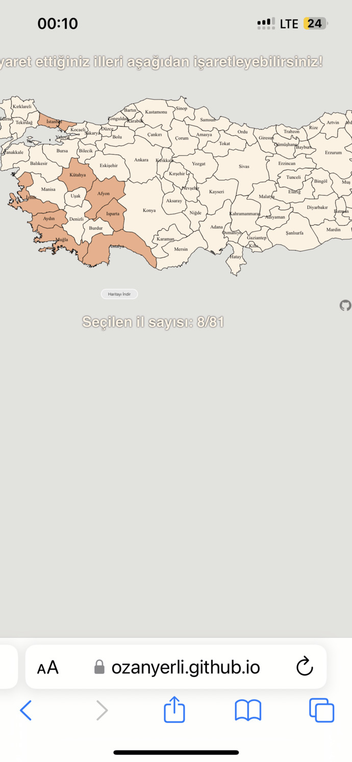 Senin gezi haritan nasil?