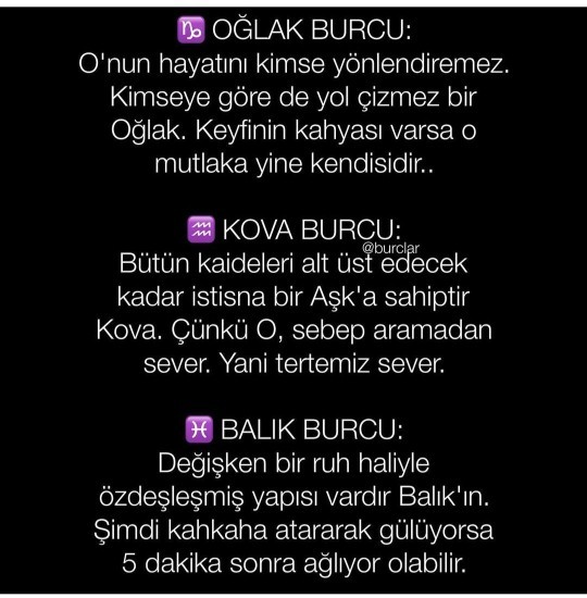 Burçların farkındalıkları Nelerdir?