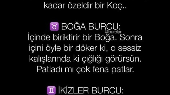 Burçların farkındalıkları Nelerdir?