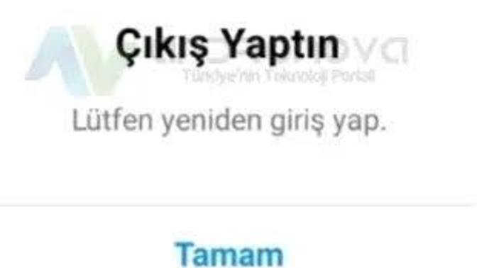 Instagram çıkış yaptın uyarısı neden olur?