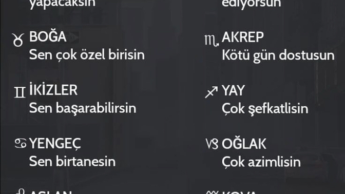 Burcundan sana nasıl bir mesaj var?