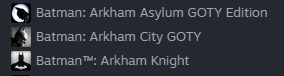 Steamde Batman oyunları paketi aldım bu 3 oyundan ilk hangisini oynamaya başlamalıyım?
