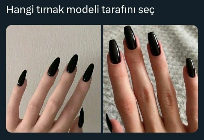 Hangi tırnak modeli daha hoş💅?