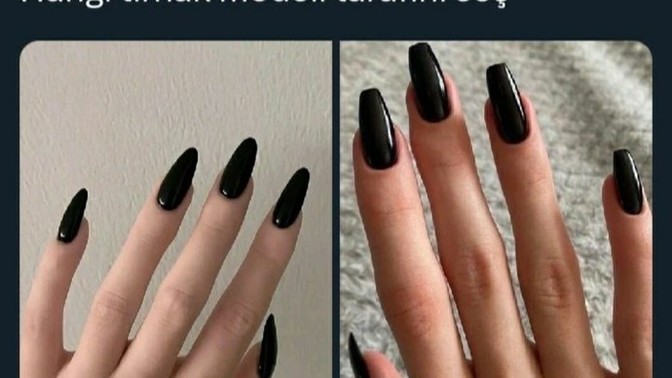 Hangi tırnak modeli daha hoş💅?