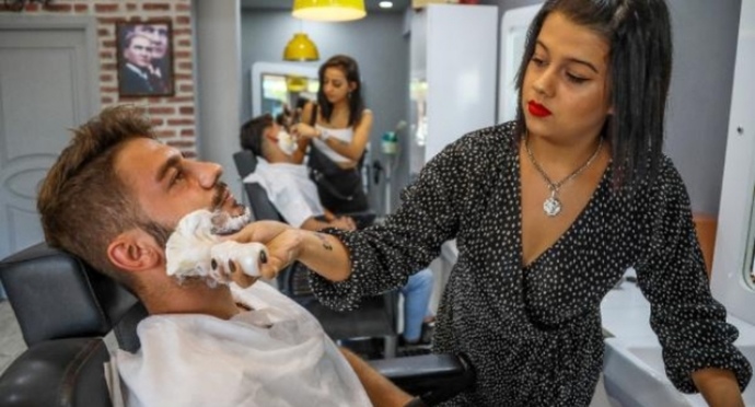 Kadından erkek berberi olur mu?