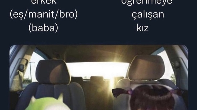 Araba sürmeyi kimden öğrendiniz?