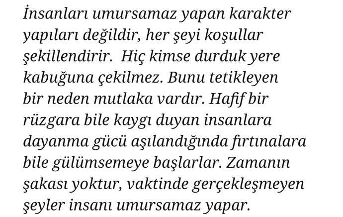 Umarsamazlık seviyeniz nedir? Sizi bu duyguya iten nedenler nelerdir?