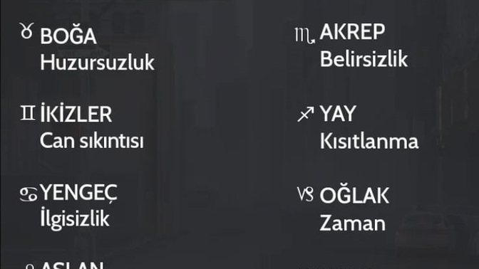 Burçların baş düşmanı nedir?