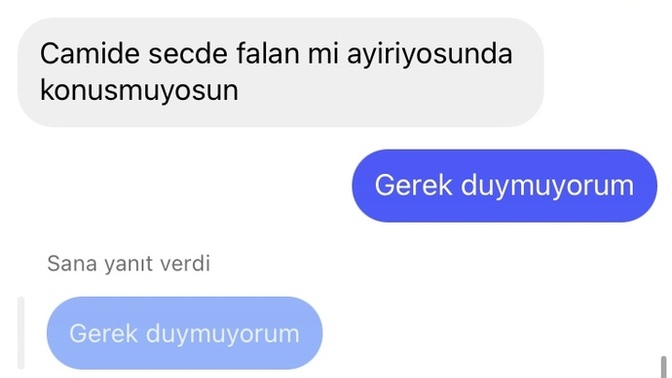 Biraz ağır olmak istiyorum. İş yerindeki çocuğa böyle cevap vermek ego belirtisi mi?