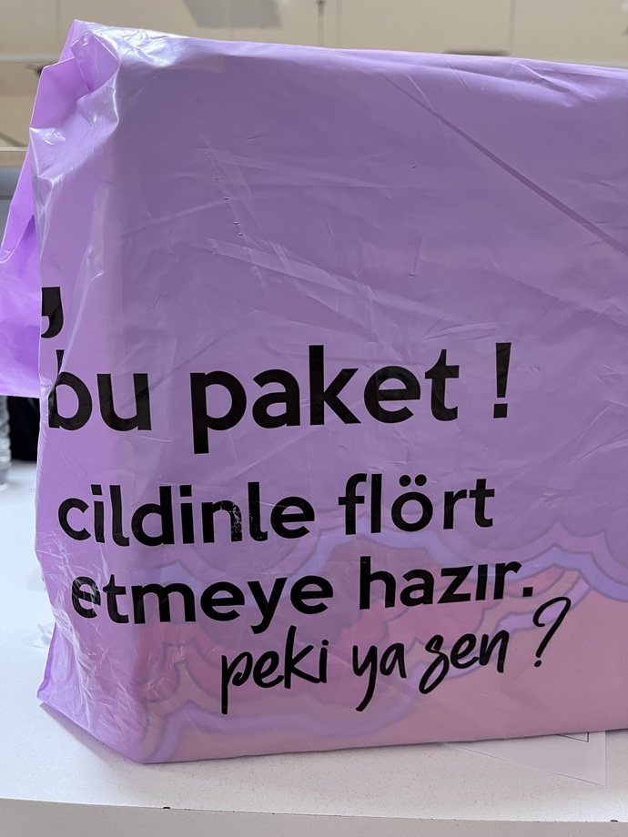 Bu paket bana hazırmış! Siz neye hazırsınız🥳?