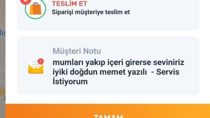 Trendyol'da bir müşteri isteği: "Mumları yakıp içeri girsin!" Bu kadarı abartı değil mi?