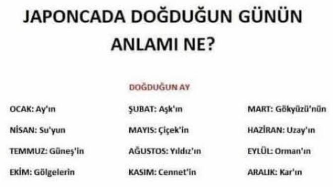 Doğduğun ayın ve günün anlamını biliyor musun 🥳?