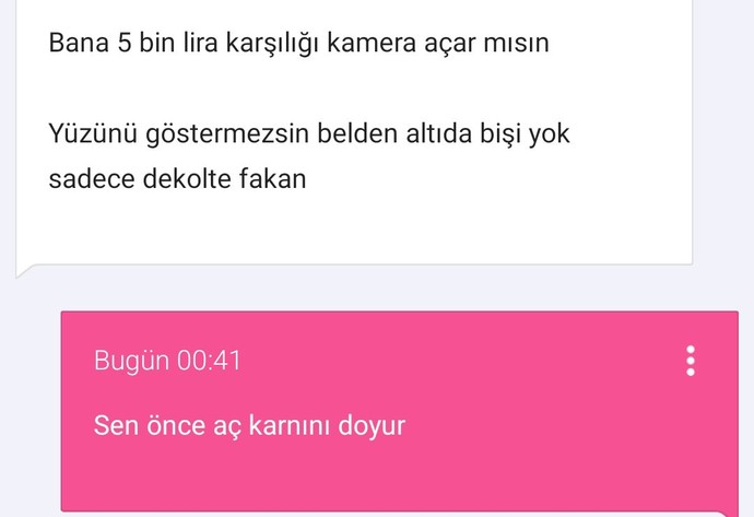 Yiyen var mı bu numarayı ya hala?