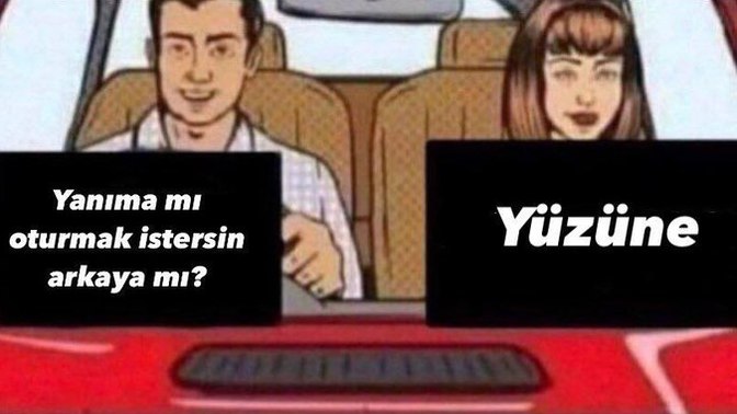 Arabada ön koltuk mu seversiniz, arka koltuk mu?