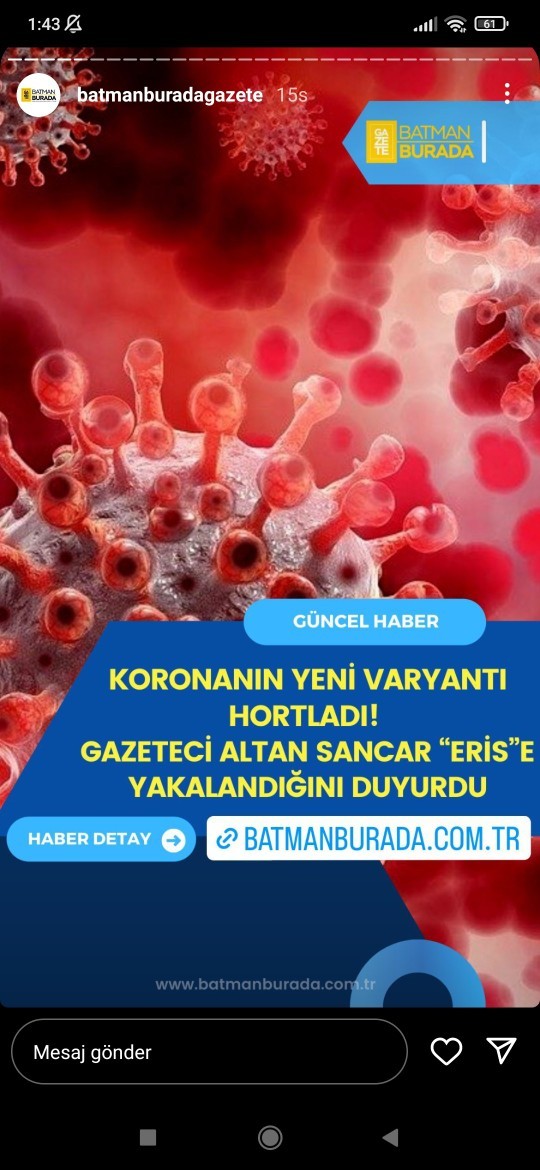 Türkiyede görürdüyse yayılır mi?