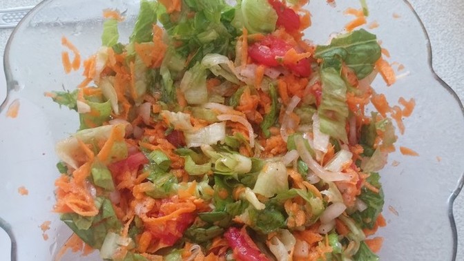 Çoban salatası yaptım. Nasıl olmuş?