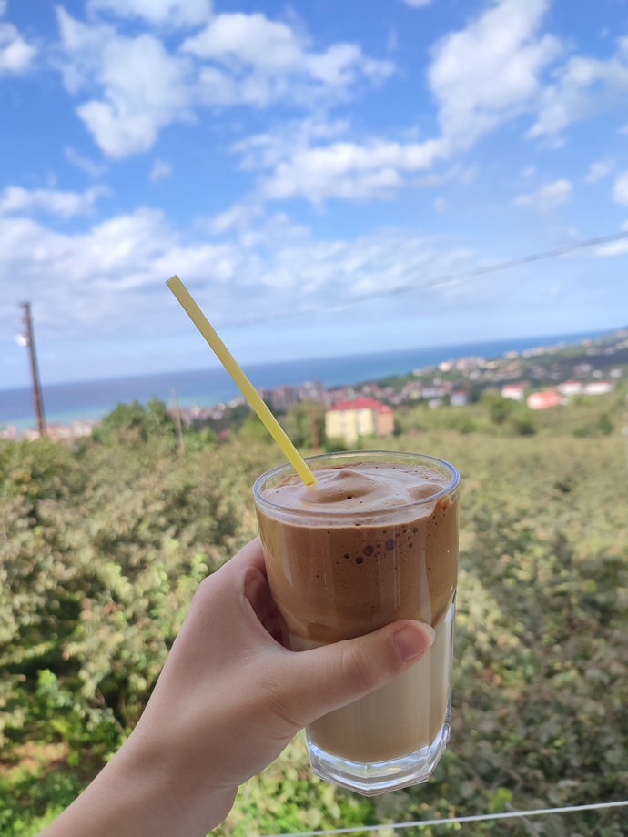 Soğuk kahve yaptım ilk kez nasıl gözüküyor?