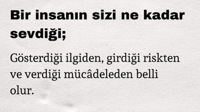 Bir insanın sizi ne kadar sevdiğini nasıl anlarsınız?