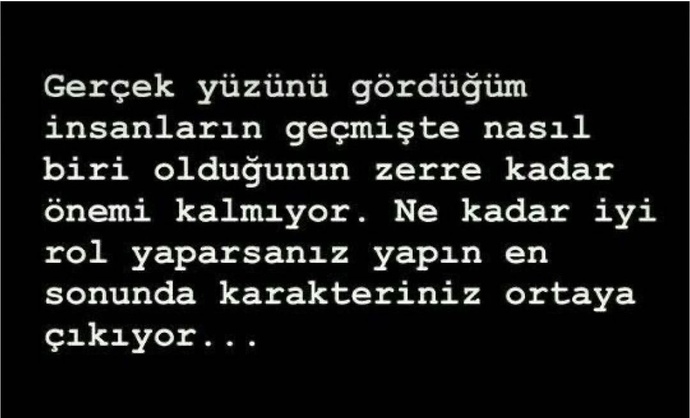 En büyük karakteristik özelliğiniz nedir?