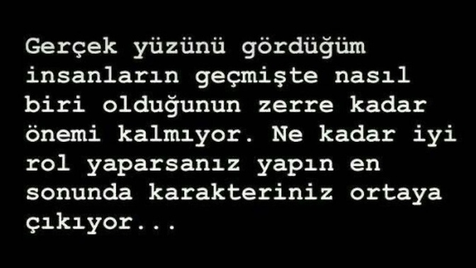 En büyük karakteristik özelliğiniz nedir?