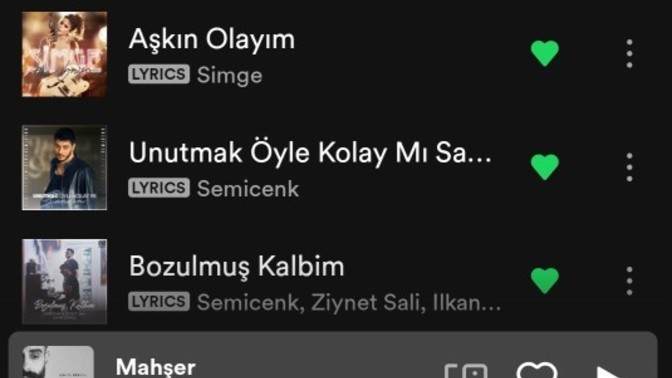 Spotifyda karışık müzik dinleyemiyorum. Anlayan var mı?