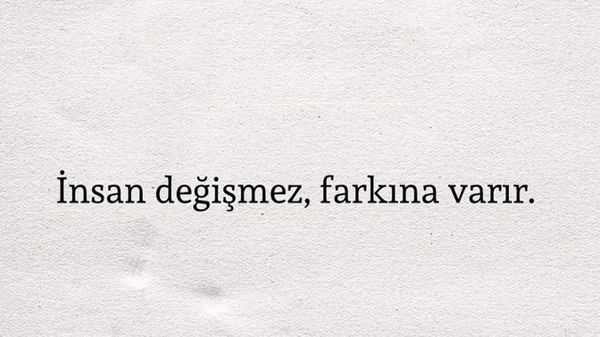 Sizce insanlar değişir mi?