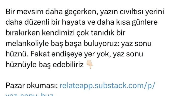 Yaz bitiyor diye üzülüyor musunuz 🥺?