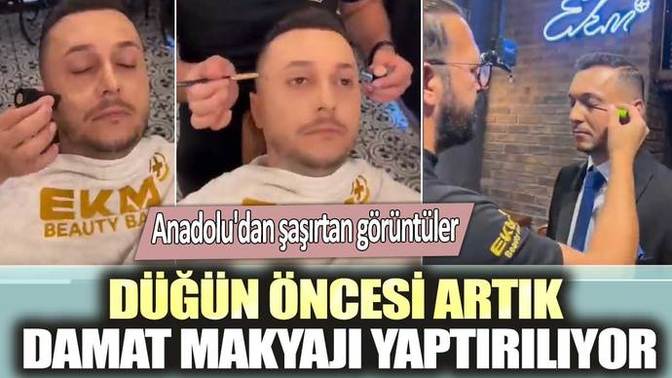 Damat makyajı giderek yaygınlaşıyor? Siz ne düşünüyorsunuz?